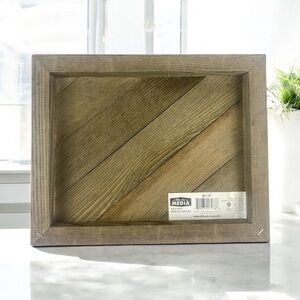 Rustic Farmhouse Jillibean Brand Wood Tray 8 x 10 New With Tags